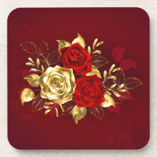 Porta-copo Três Rosas de joalharia