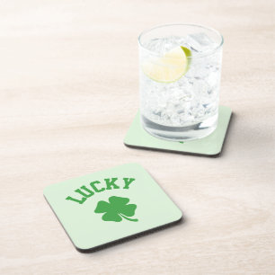 Porta-copo Trevo de St. Patrick Shamrock Sortudo