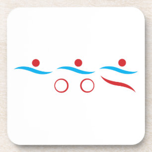 Porta-copo Triathlon moderna e legal montanha russa