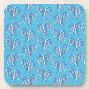 Porta-copo Tribal Tatto Manateus Ocean Blue