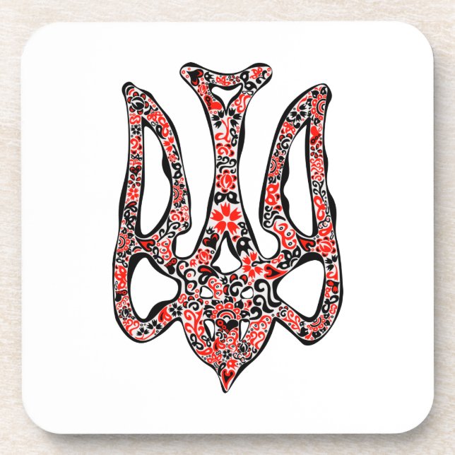 Porta-copo Trident Trident Nacional Ucraniano trizub estiliza (Frente)