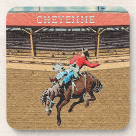 Porta-copo Trilagem Bronc de Cowboy Cheyenne Rodeo Ocidental