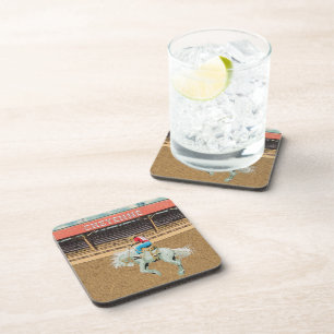 Porta-copo Trilho Saddle Bronc do cowboy de Cheyenne Rodeo