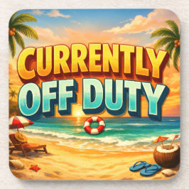 Porta-copo Tropical Beach Currently Off Duty Scene