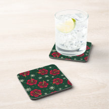 Tropical Floral Hibiscus Snowflakes Natal |