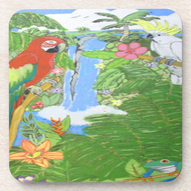 Porta-copo Tropical Paradise Coasters (Frente)