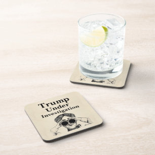 Porta-copo Trump Sob Investigação Coaster De Bebidas