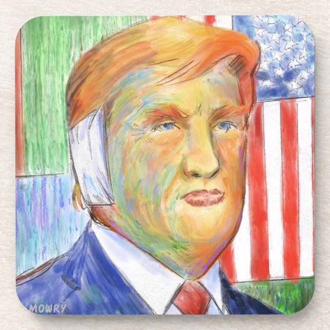 Porta-copo Trump Van Gogh (Frente)