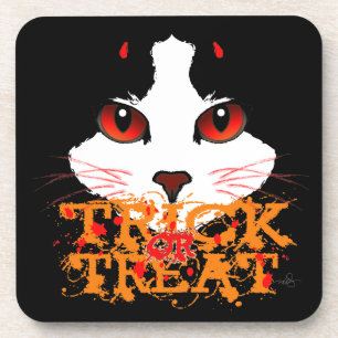 Porta-copo Truque Ou Tratamento De Gatos Pretos Halloween