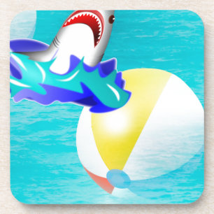 Porta-copo tubarão esquerdo