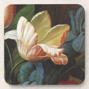 Porta-copo Tulipa de Jardim Antiga em Flor, Flores Vitorianas