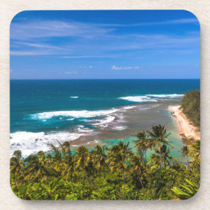 Porta-copo Túneis Beach como visto na Trilha Kalalau