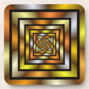 Porta-copo Túnel Luminoso - Gráfico Fratural Trippy