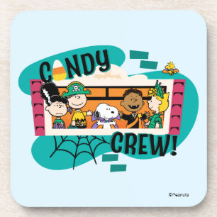 Porta-copo Turma do Amendoim Equipe de Doces Halloween