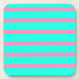 Porta-copo Turquesa Azul-Verde-Cor-De-Pastel E Estrias Rosa