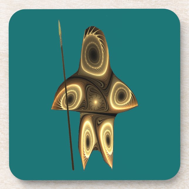 Porta-copo Tuvaaq - Caçador de Inuit Fractal (Frente)