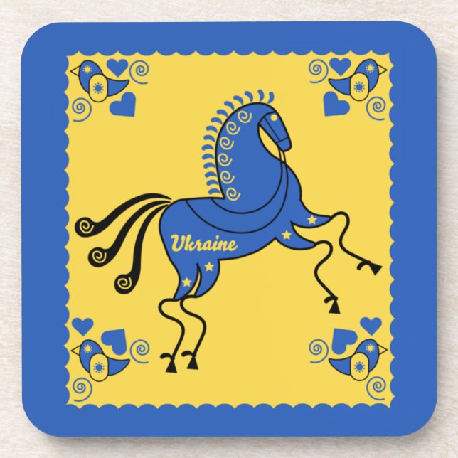 Porta-copo Ucrânia Folk Art (Frente)