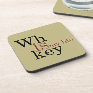 Porta-copo uísque é minha vida