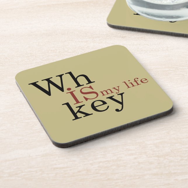 Porta-copo uísque é minha vida (Left Side)