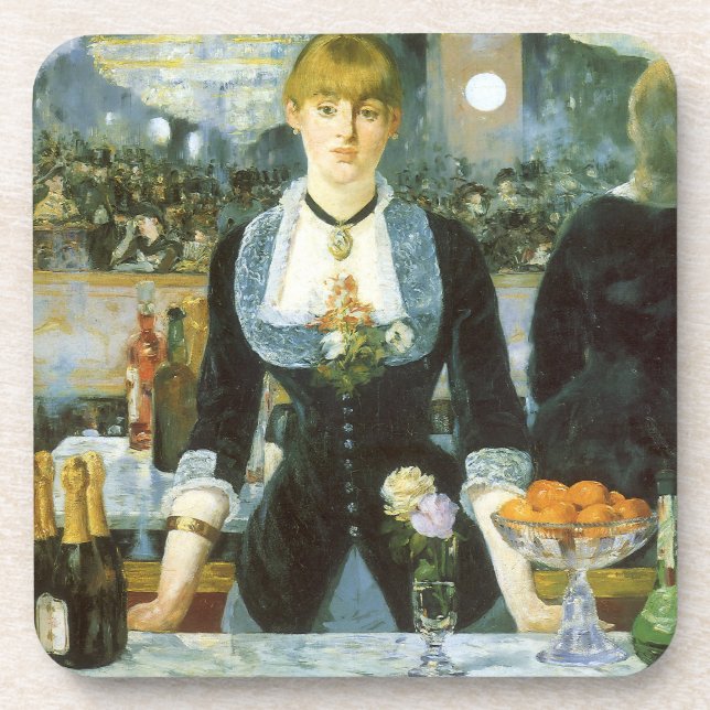 Porta-copo Um Bar na Folies Bergere, de Edouard Manet (Frente)