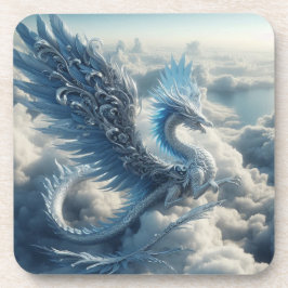Porta-copo Um Dragão Incrível Cercado por Nuvens
