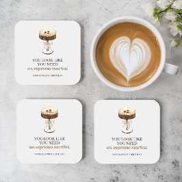 Porta-copo Um Favor Do Partido Espresso Martini, Um Tini Bit