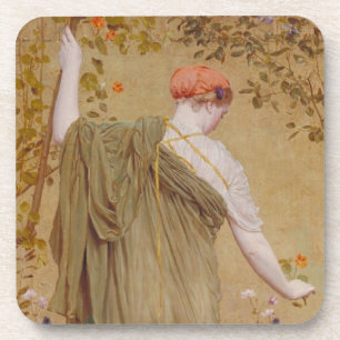 Porta-copo Um Jardim por Albert Joseph Moore, Retrato Antigo