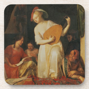 Porta-copo Um partido musical, 1681