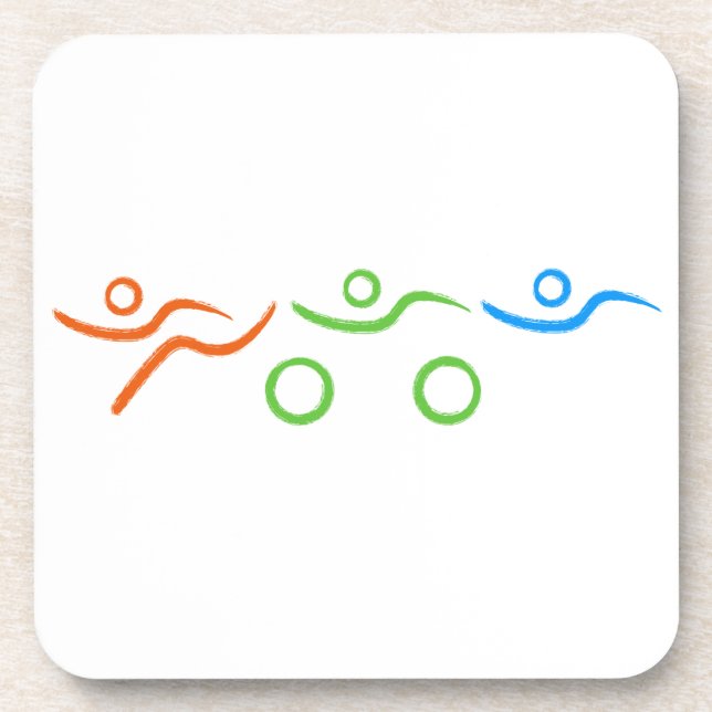 Porta-copo Um presente Triathlon excelente para seu amigo ou  (Frente)