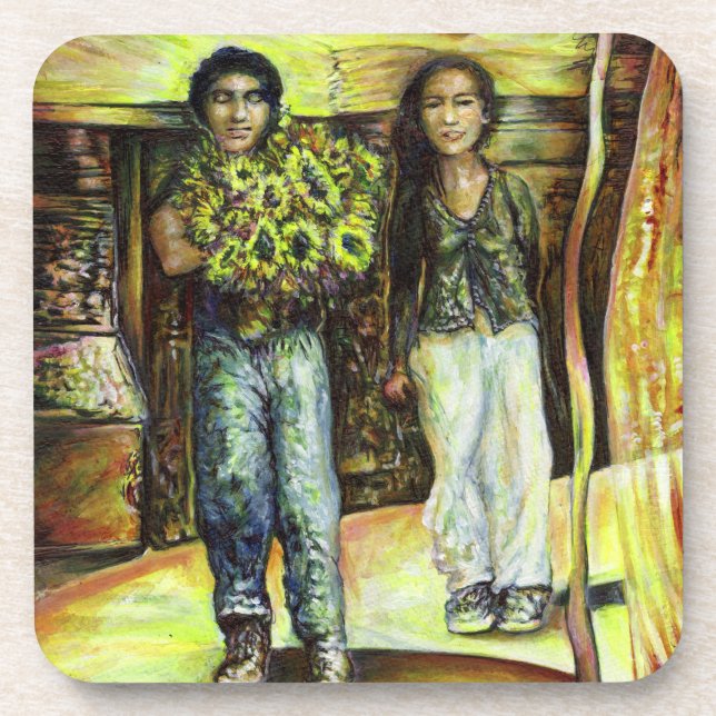 Porta-copo Uma Fase de ChapeI Sistina de um ChaIIenge (Frente)