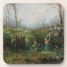 Uma garota no jardim - Olga Wisinger-Florian