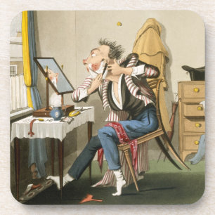 Porta-copo Uma lâmina sem corte, bar. pela caça, 1827 (etch