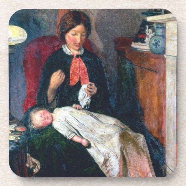 Porta-copo Uma lareira inglesa de 1854-5 (Frente)