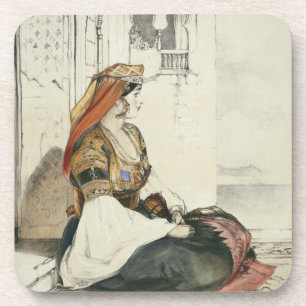 Porta-copo Uma mulher judaica de Gibraltar, 'dos esboços dos