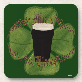 Porta-copo Uma pinta de preto