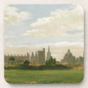 Porta-copo Uma vista de Oxford (óleo no millboard)