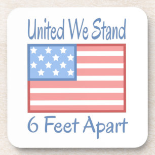 Porta-copo United We Stand 6 Pés Além USA Flag