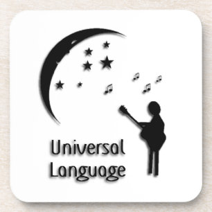 Porta-copo Universal Language Music Design