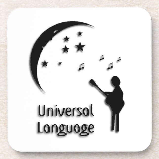 Porta-copo Universal Language Music Design (Frente)