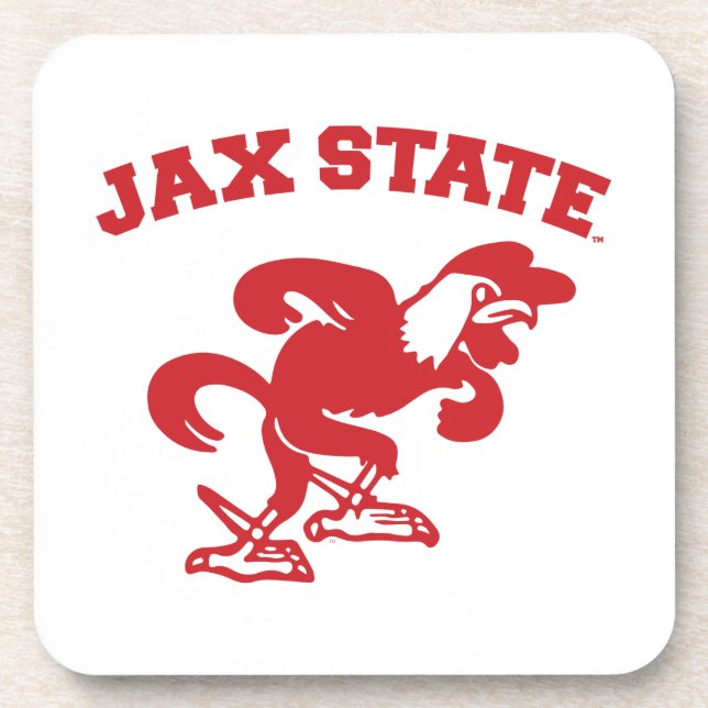Porta-copo Universidade Estadual de Jacksonville JAX State Ga (Frente)
