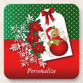 Porta-copo Urso de Natal Feriado