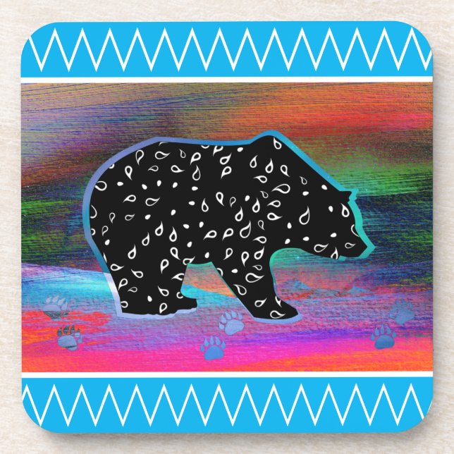 Porta-copo Urso Negro (Frente)