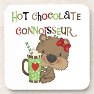 Porta-copo Urso quente da menina de ChocolateConoisseur