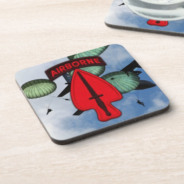 Porta-copo USASOC SOC Special Ops Fort Bragg Veterans (Left Side)