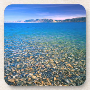 Porta-copo UTAH. EUA. Água clara do Bear Lake revela