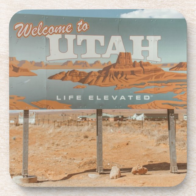 Porta-copo Utah Life Elevada (Frente)