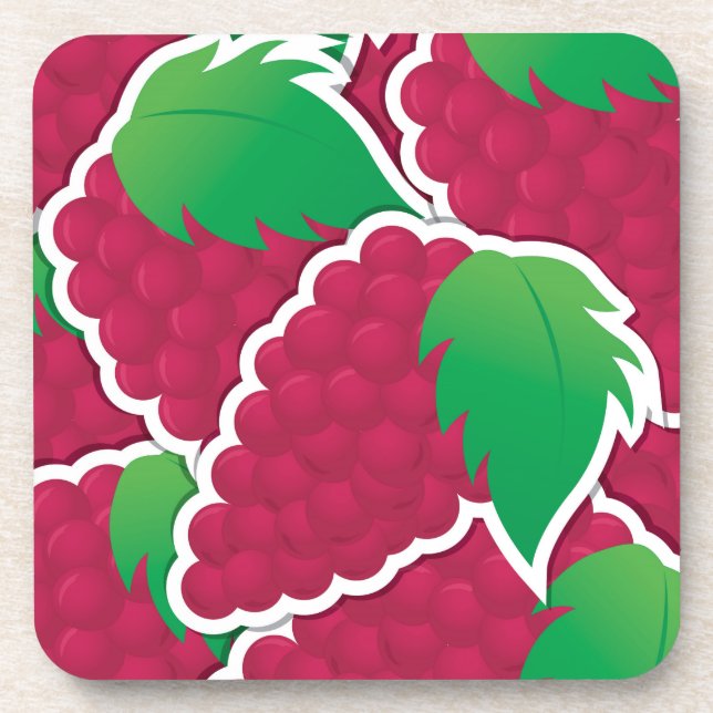 Porta-copo Uvas vermelhas funerárias (Frente)