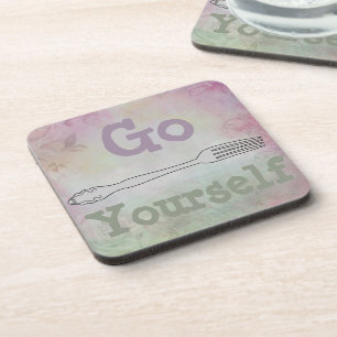 Porta-copo Vá Formar-Se Beber Coaster