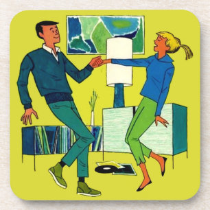 Porta-copo Vamos dançar