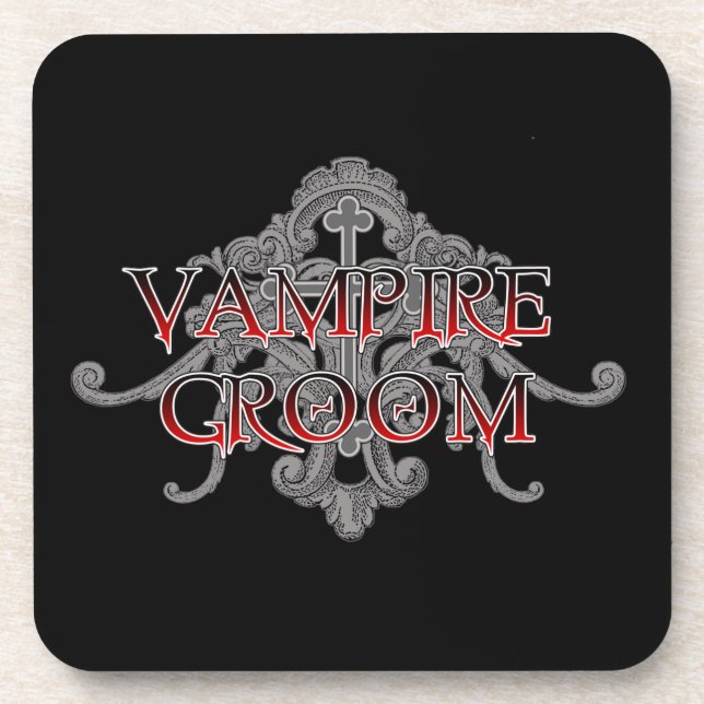 Porta-copo Vampire Groom (Frente)